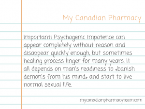facts about psychogenic impotence