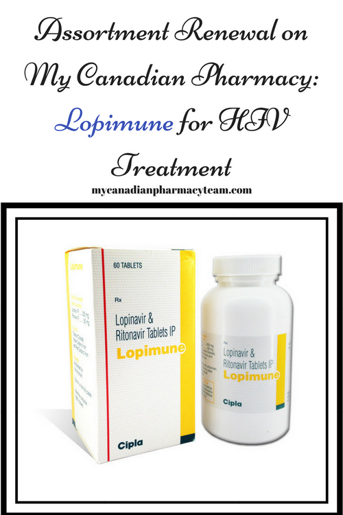 Assortment Renewal on My Canadian Pharmacy_Lopimune for HIV Treatment